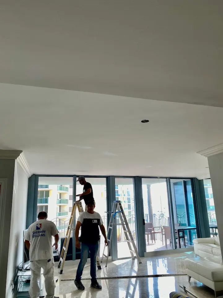 miami popcorn ceiling removal - Textures pro